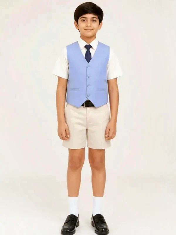 Blue Waist Coat Set (child)