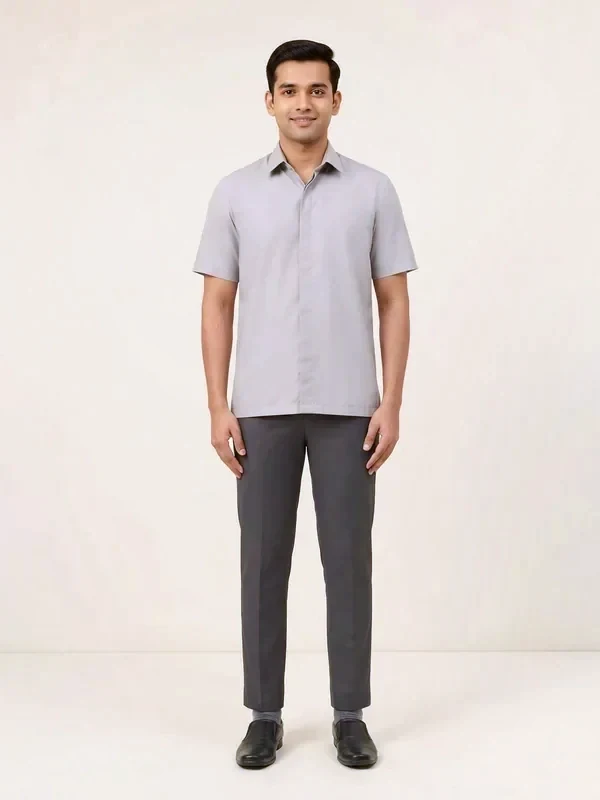 Bottom Straight Cut Shirt (men)