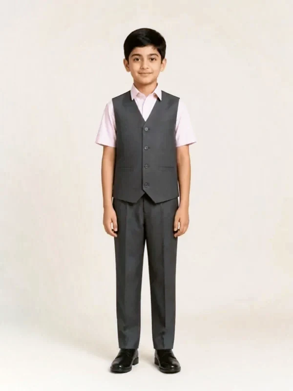 Grey Waist Coat Set (child)