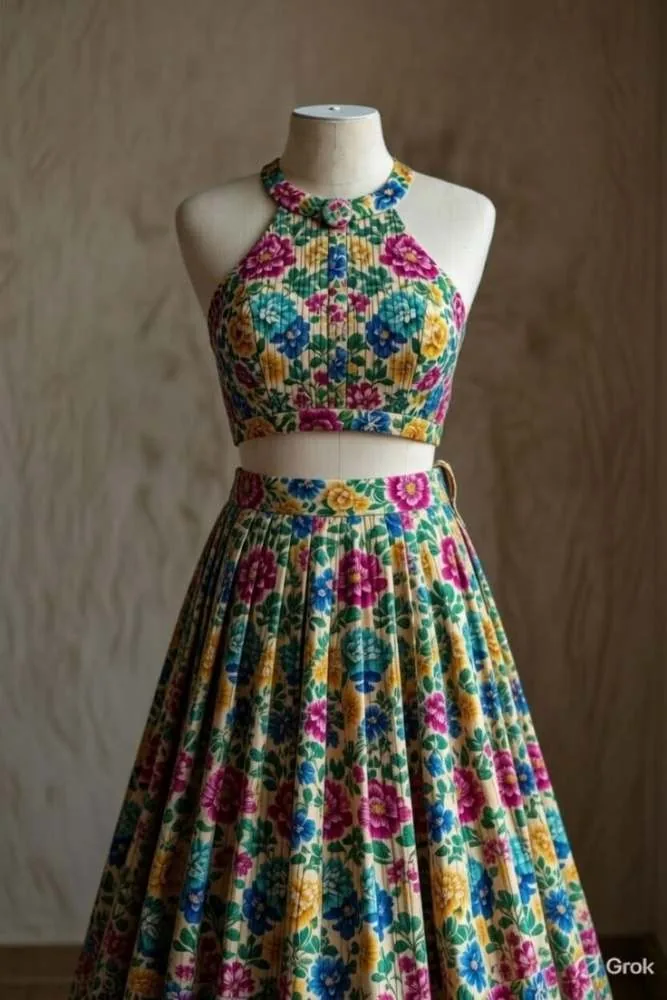 Halter Neck Crop Top