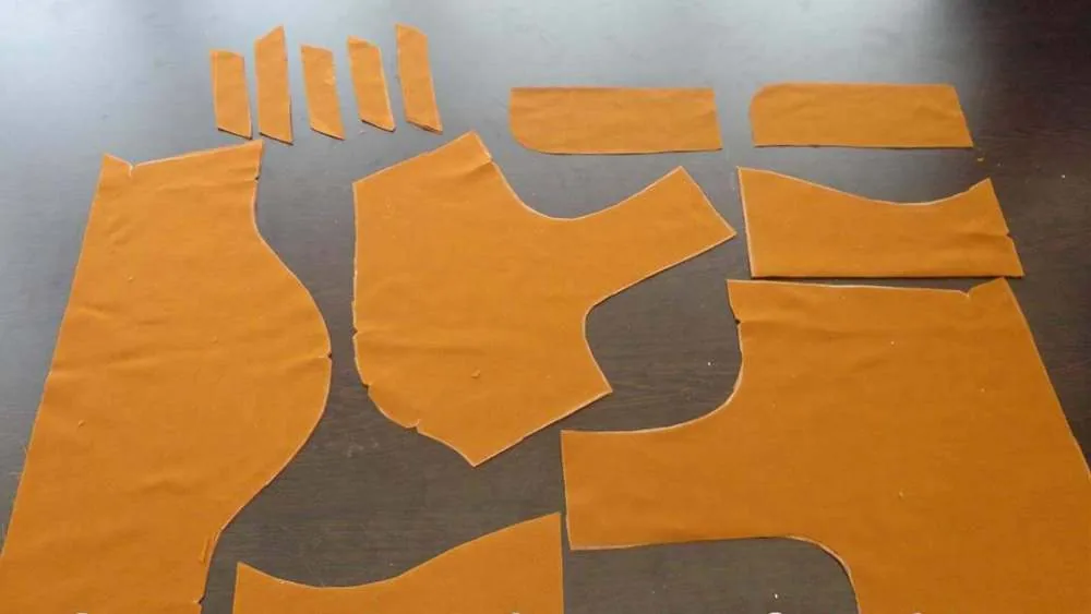 Blouse cutting paper