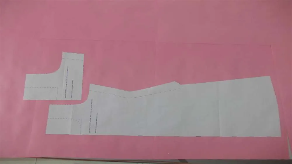 Chudidar cutting paper