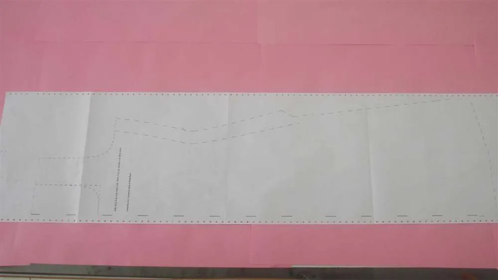 Chudidar cutting paper