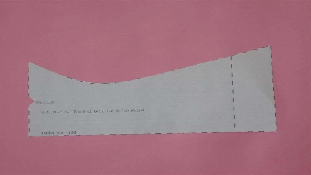 Blouse cutting paper