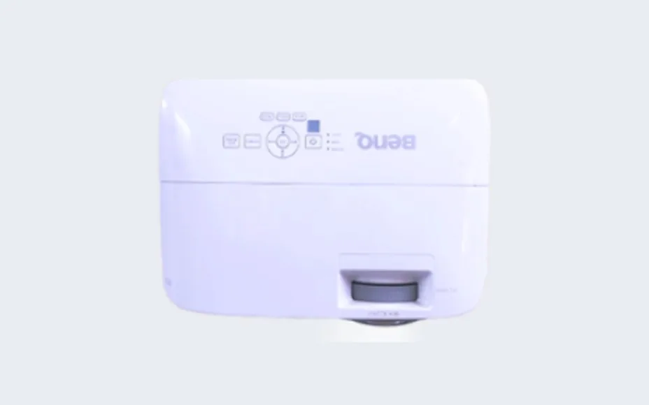 Overhead-mounted projector — runs the software file directly.