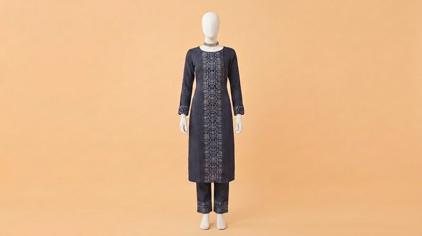 Chudithar dress made using Fashion Dot CAD software