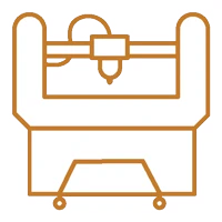 Industrial laser cutting machine