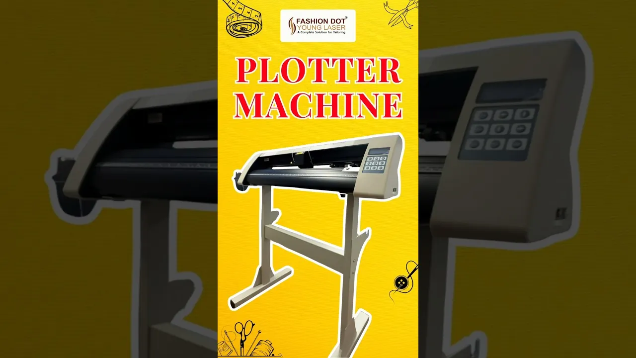 Fashion Dot plotter machine that draws full-size patterns