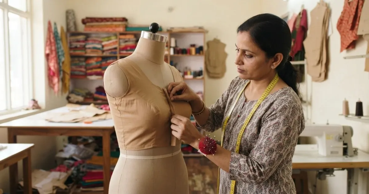 Blouse Darts Explained: Where to Place Them and How Deep to Make Them